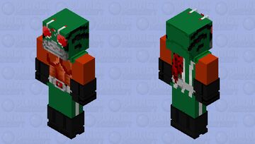 Kamen Rider Sky Rider Minecraft Skin