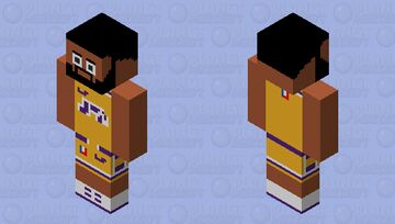 LeBron James (Los Angeles Lakers) Minecraft Skin