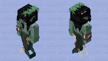 Drowned Siren Mermaid Minecraft Skin