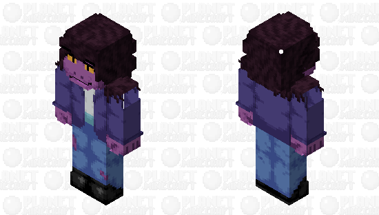 Susie (no bangs) (Light World) |:| DELTARUNE Minecraft Skin