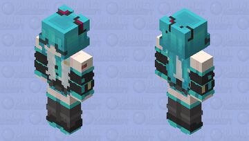 Hatsune Miku Minecraft Skin