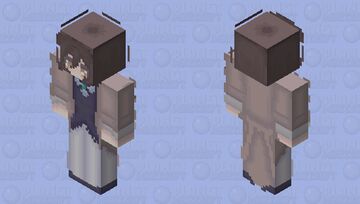 Dazai Osamu Bungo Stray Dogs Minecraft Skin