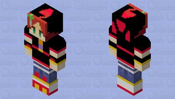 「rarerequested realclass remake」りんご ver. シャドウ ringo ver. shadow puyopuyo series Minecraft Skin