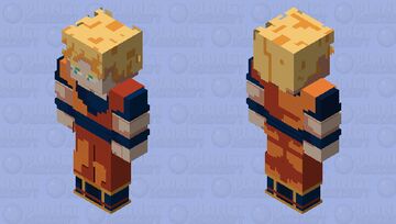 Son Goku (Super saiyan full power ) Minecraft Skin