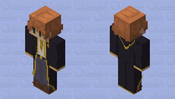 Hufflepuff Ginger Hair Green eyes Minecraft Skin