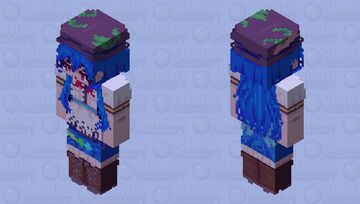 tenshi hinanawi - touhou project (128x) Minecraft Skin