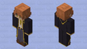 Hufflepuff Ginger Hair Yellow eyes Minecraft Skin