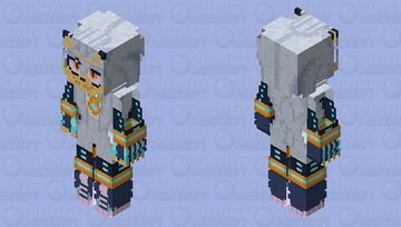 Silver The Hedgehog [My_Version] Minecraft Skin