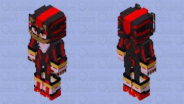 Shadow The Hedgehog [My_Version] Minecraft Skin