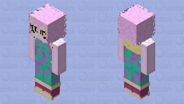 Mina Ashido Minecraft Skin