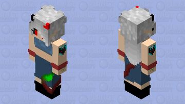 Luna demon only form Minecraft Skin