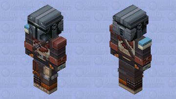 Mandalorian Star Wars dlc Minecraft Skin
