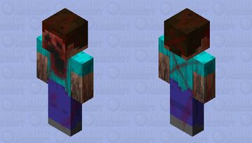 Blood face Steve Minecraft Skin