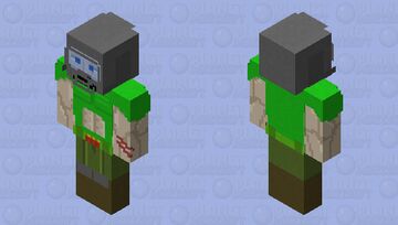 Classic Doomguy Minecraft Skin