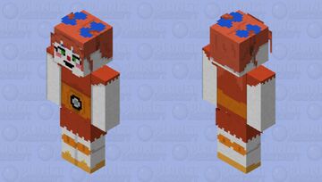 FNAF Circus Baby (Bedrock) Minecraft Skin