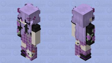 My New Name Is E-Verse Split || E-Girl | Emo Girl To E-Verse Girl Minecraft Skin