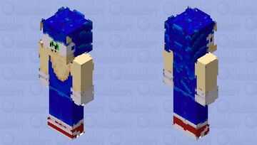 X Sonic (x128) Minecraft Skin