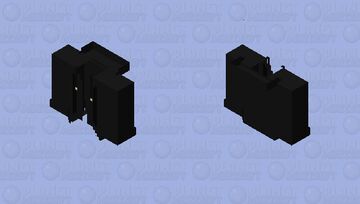 Black Hoodie Minecraft Skin