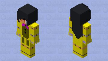 Springbonnie Suit Skin For Eev 🖤Lol i Tried. *No Helmet* Minecraft Skin