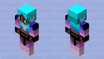 「requested High Quality pythonproject」synthwave Minecraft Skin