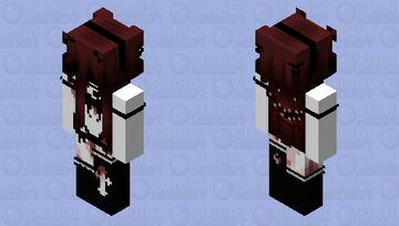 Dark red Minecraft Skin