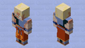 Son Goku ( the legend super saiyian ) Minecraft Skin