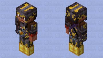 Noor the Nether Survival Exspert Minecraft Skin