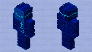 Blue dragon alien (dream mask collection) Minecraft Skin