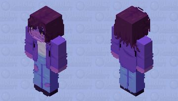 susie (light world ver.) - deltarune (128x) Minecraft Skin