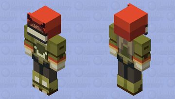 「requested realclass high quality pythonproject」Fightro brando（anti demon） Minecraft Skin