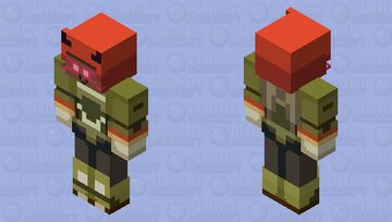 「requested realclass high quality pythonproject」Fightro brando（viltrumites,blindfold off） Minecraft Skin