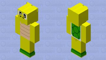 Koopa Troopa verde skin (super mario) Minecraft Skin