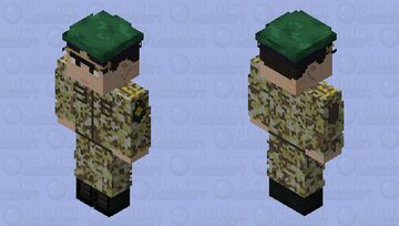 The Border Guard | Army | Military | Russian | Soldier | Пограничник Minecraft Skin