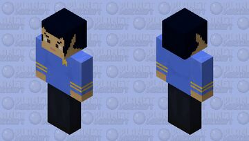 Mr Spock | Star Trek Tos | The Original Series Minecraft Skin