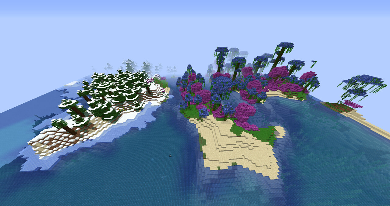 World of Color Leaves! Minecraft Texture Pack