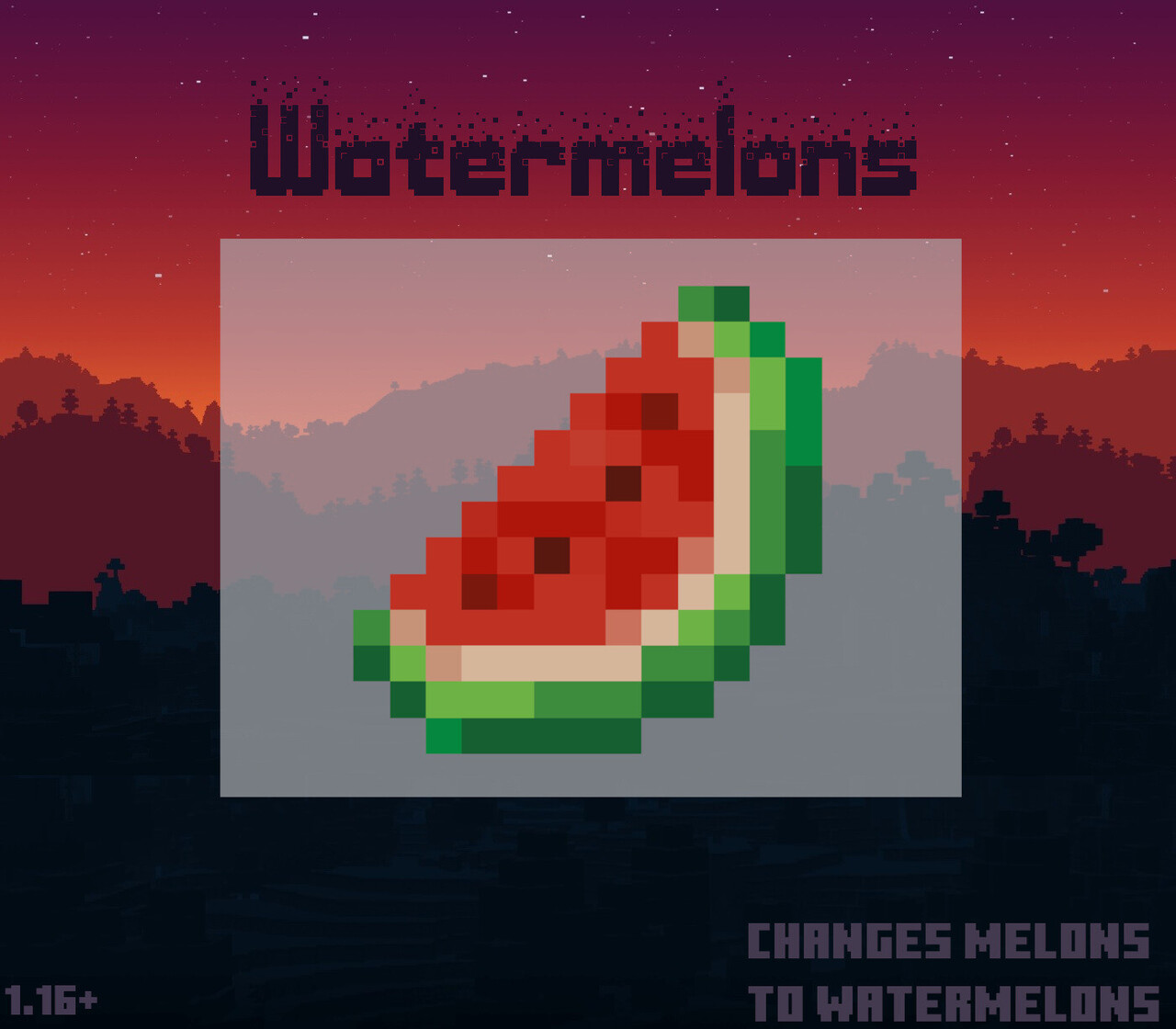 Watermelons Minecraft Texture Pack