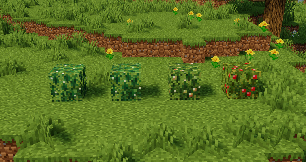 Berry Bush Blocks! Minecraft Texture Pack