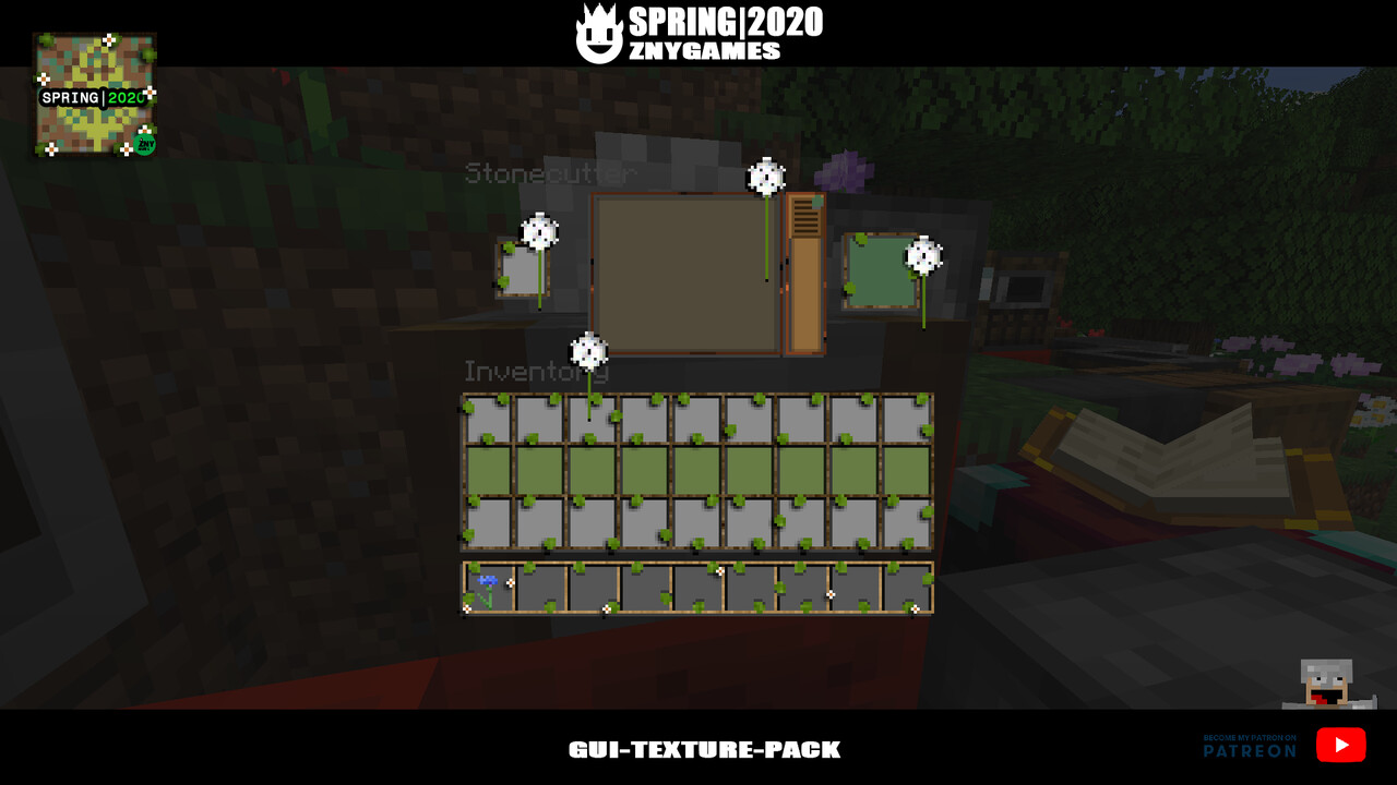 Spring|2020 - GUI-TEXTURE-PACK 1.14.x Minecraft Texture Pack