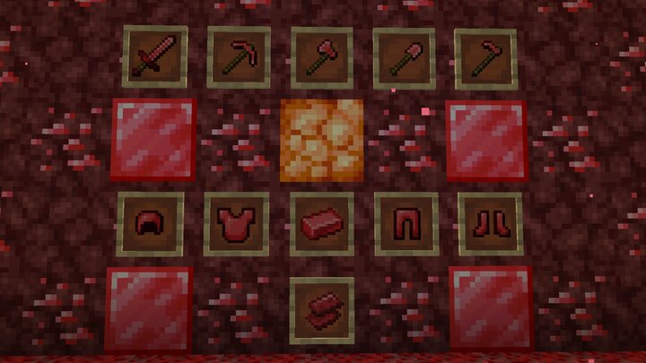 Red Netherite Minecraft Texture Pack