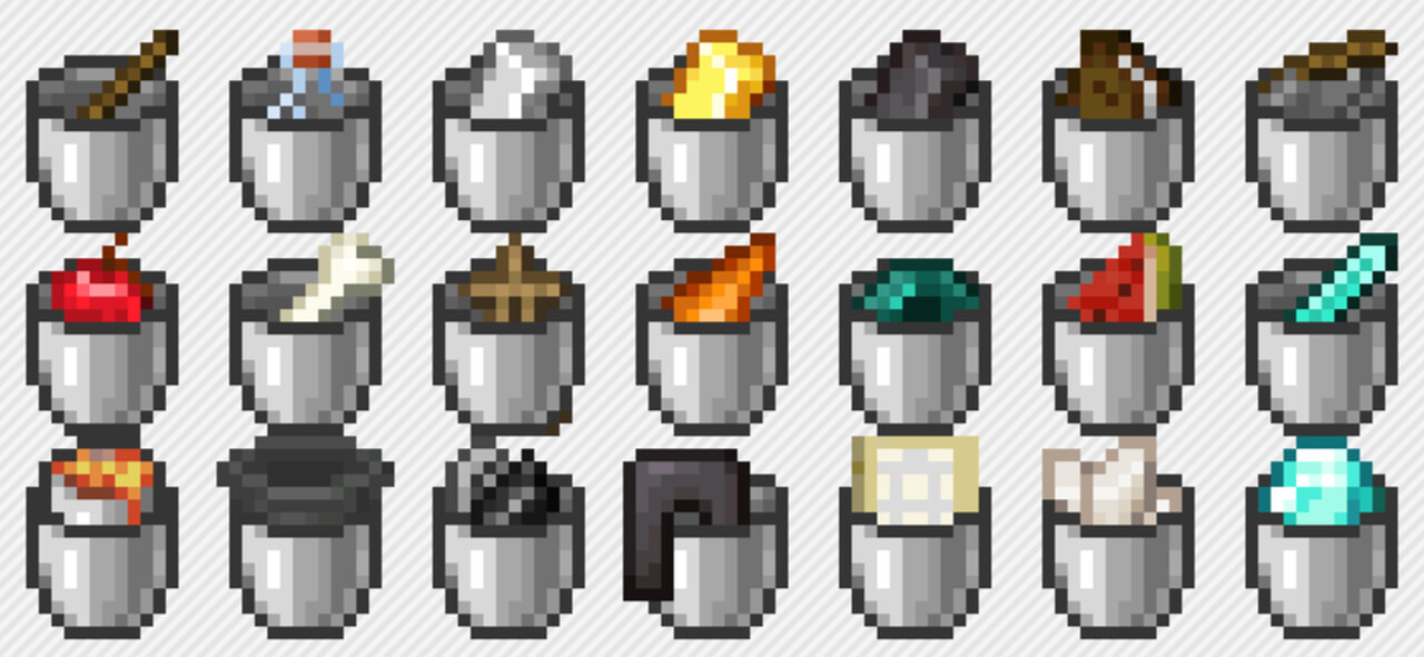 Bucket of Texturepack Minecraft Texture Pack