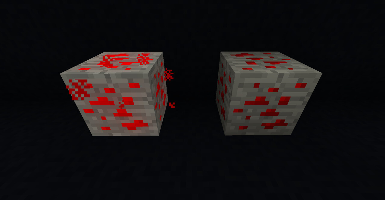 Glowing Redstone Ore (Classic) Minecraft Texture Pack