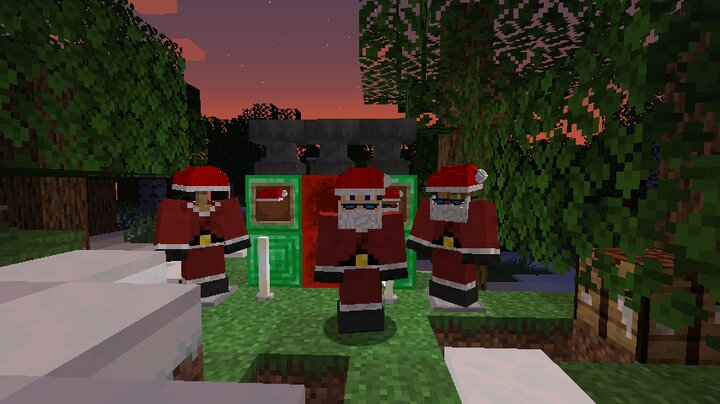 Santa Hat OPTIFINE Minecraft Texture Pack