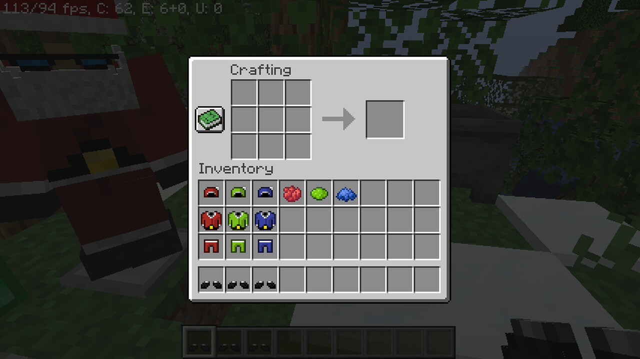 Santa Hat OPTIFINE Minecraft Texture Pack