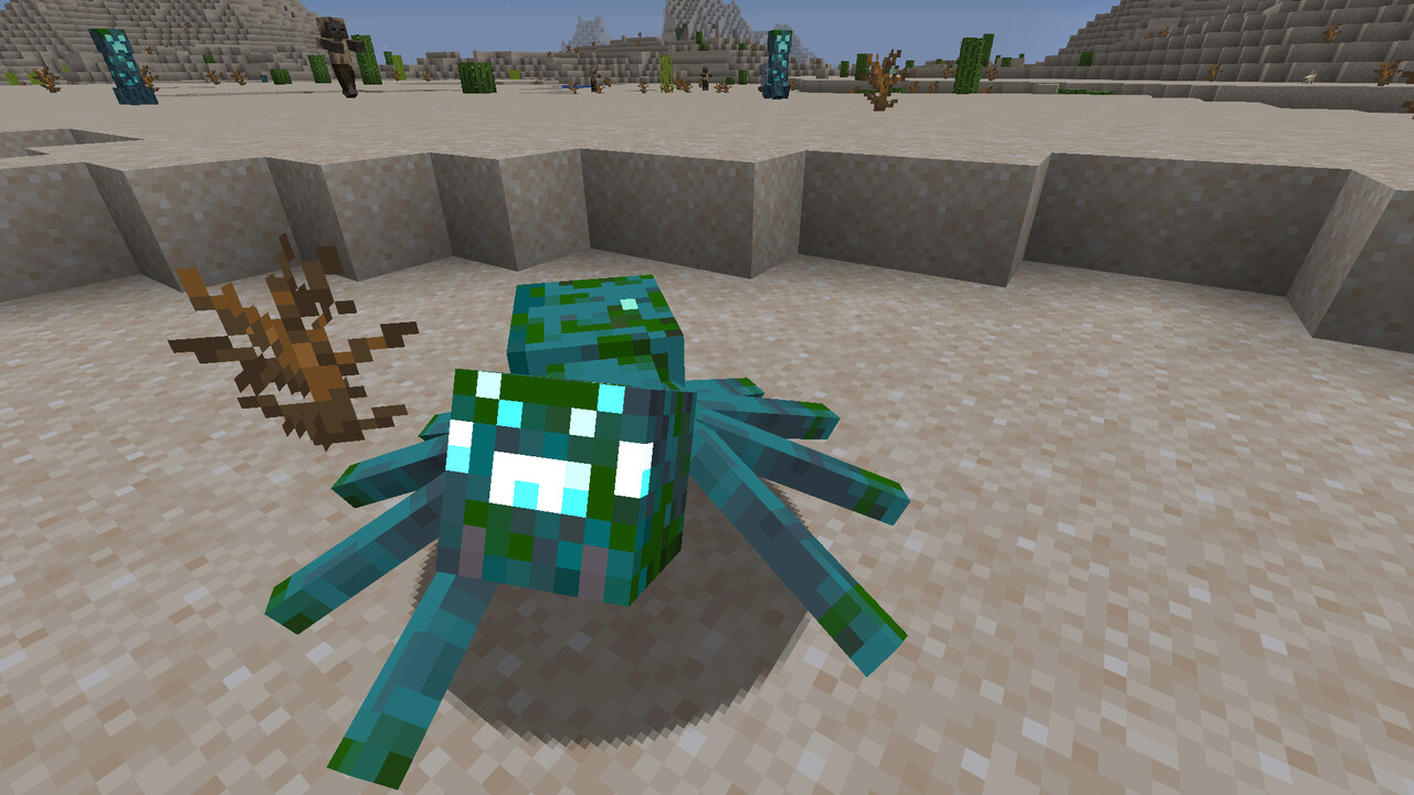 Glowing Drowned Mobs (Optifine) Minecraft Texture Pack