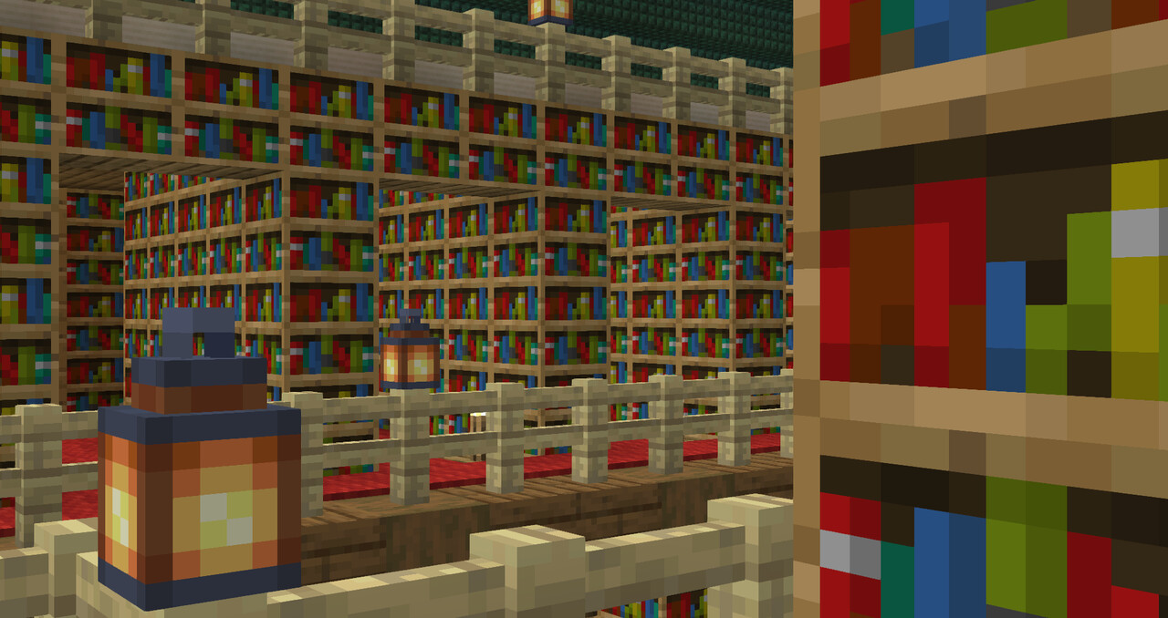 Varied Bookcases Minecraft Texture Pack