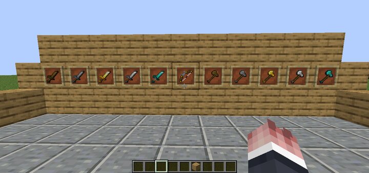 short swords , axe and bow tweaks , minor gui changes Minecraft Texture ...