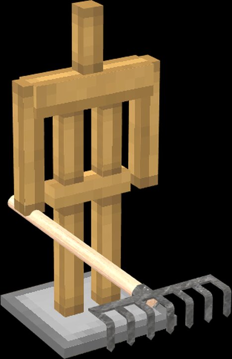 3D Rake Minecraft Texture Pack