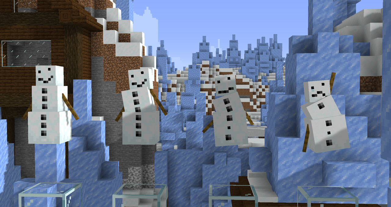 Melting Snowmen Minecraft Texture Pack