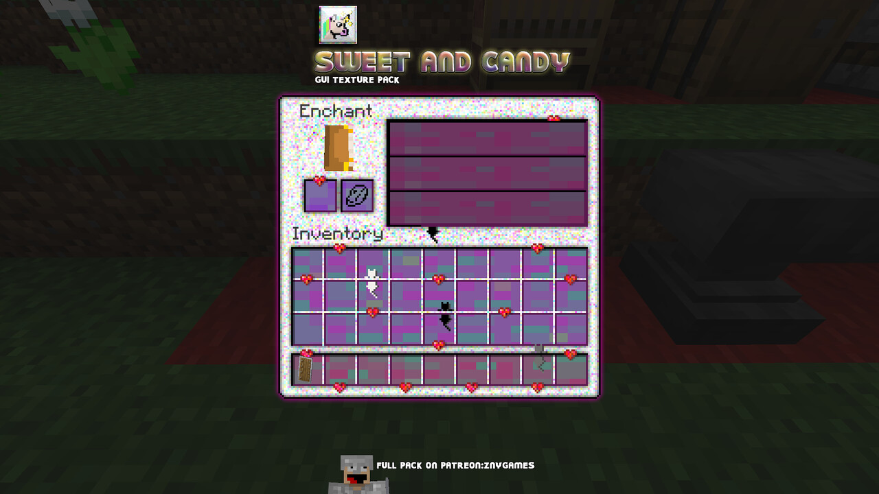 SWEET AND CANDY | GUI-TEXTURE-PACK 1.15.x Minecraft Texture Pack