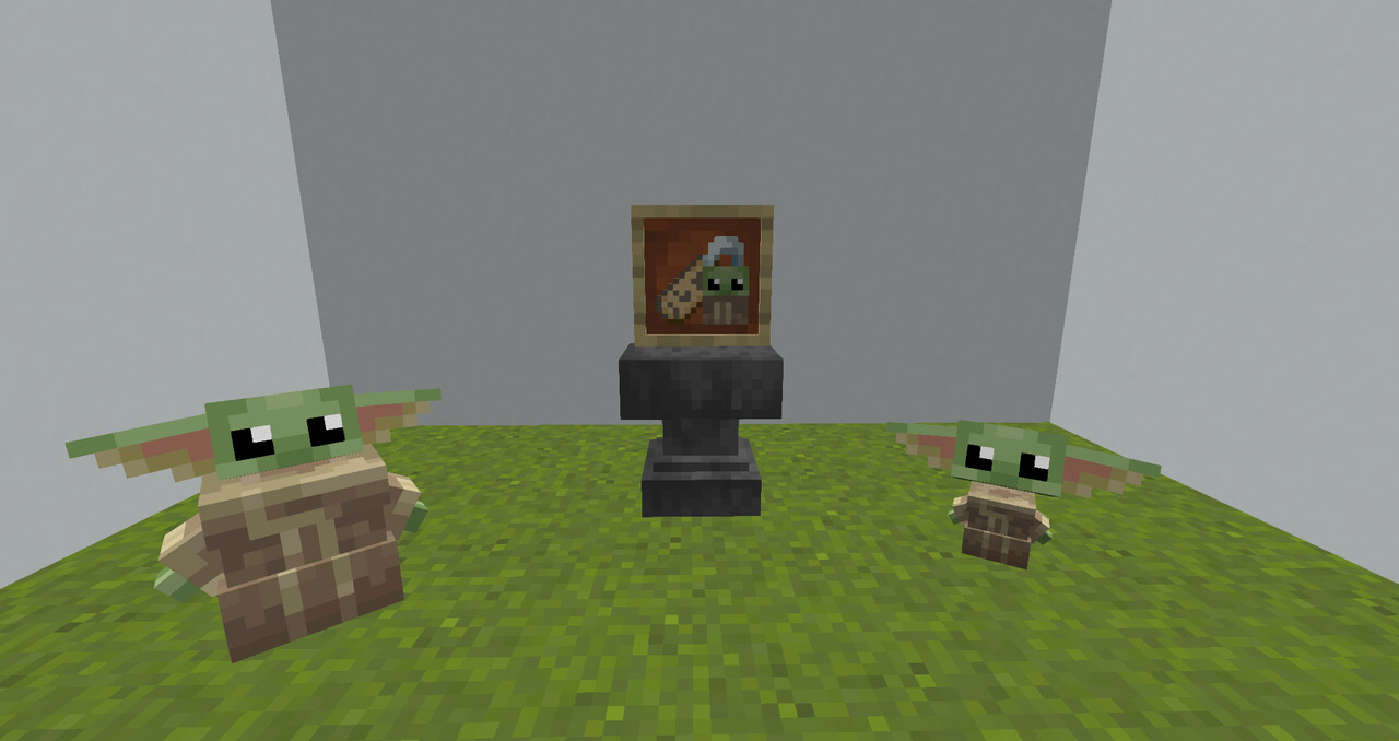 Baby Yoda Minecraft Texture Pack
